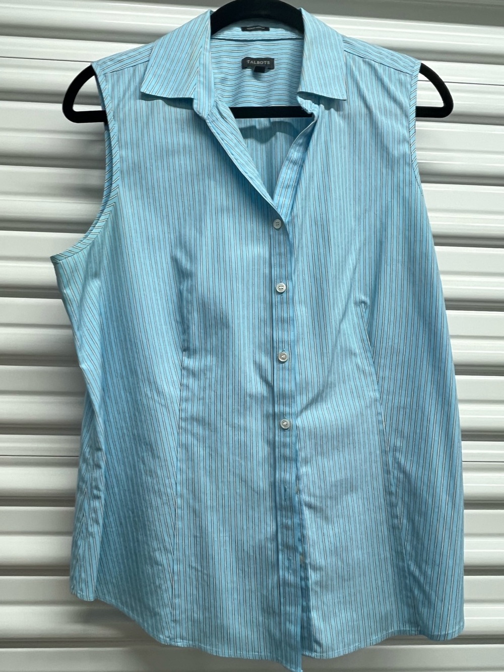 Talbots Sleevless Striped Top Size 14